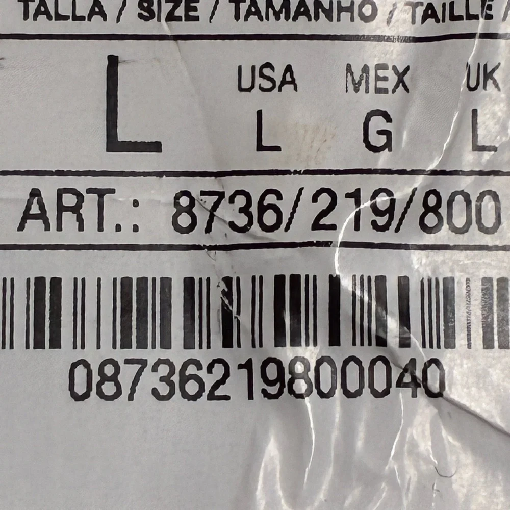 NWT. Zara Black Tights with Metallic Thread. Size L. - Picture 3 of 6